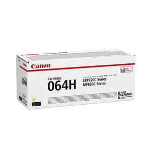 Wählen Sie die perfekte Ausstattung für Ihr Modell: der Canon 064H Y  gelb TonerIst der Canon 064H Y  gelb Toner für Ihr Gerät geeignet? Darauf sollten Sie vor dem Kauf achten. Machen Sie deshalb zuerst den Test und kontrollieren Sie