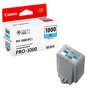 Die Lösung für hochwertige Druckergebnisse – die Canon PFI-1000 PC  Foto cyan DruckerpatroneEs gibt viele eindrucksvolle Informationen zu der Canon PFI-1000 PC  Foto cyan Druckerpatrone