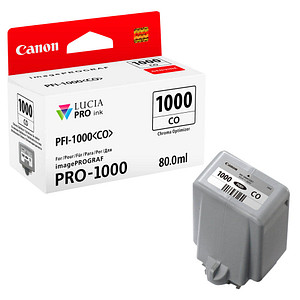 Das Original aus dem Hause Canon sorgt für eine Top-Qualität – mit der Canon PFI-1000 CO  Chroma Optimizer Druckerpatrone gehen Sie keine Kompromisse ein!Für spannende Informationen zu der Canon PFI-1000 CO  Chroma Optimizer Druckerpatrone