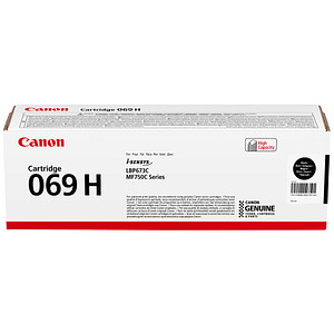 Der Canon 069H BK  schwarz Toner: Für reibungslos funktionierende Druckaufträge im ArbeitsalltagMit dem Canon 069H BK  schwarz Toner können Sie Ihr Gerät mit neuem Druckmittel bestücken. Mit den folgenden Druckermodellen können Sie das Druckmittel problemlos nutzen: LBP673Cdw