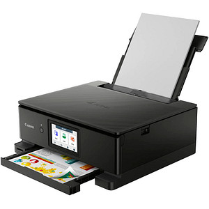 Mit dem Canon PIXMA TS8750 3 in 1 Tintenstrahl-Multifunktionsdrucker schwarz einfach und schnell druckenDrucken