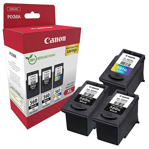 Die Canon PG-560XLx2/CL-561XL  schwarz