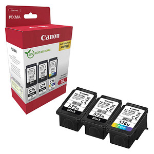 Farbe leer? Die Canon PG-575XLx2/CL-576XL  schwarz