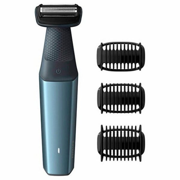 Philips Bodygroom Series 3000 hautfreundlicher Körperrasierer BG3015/15 AkkuDer Philips Bodygroom Series 3000 Körperrasierer BG3015/15 bietet eine sanfte und gründliche Körperpflege.Sanfte KörperpflegeMit dem Philips Bodygroom Series 3000 Rasierer erleben Sie eine schonende Rasur