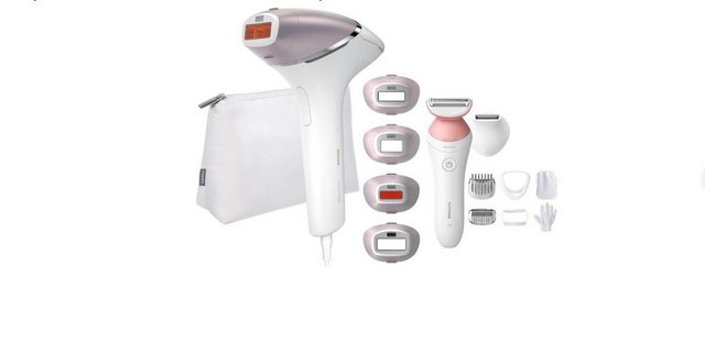 Highlights # Philips Lumea IPL 8000 Series BRI947/00 Das Philips Lumea Prestige IPL-Haarentfernungsgerät BRI947/00. Ausgestattet ist es mit geschwungenen und intelligenten Aufsätzen