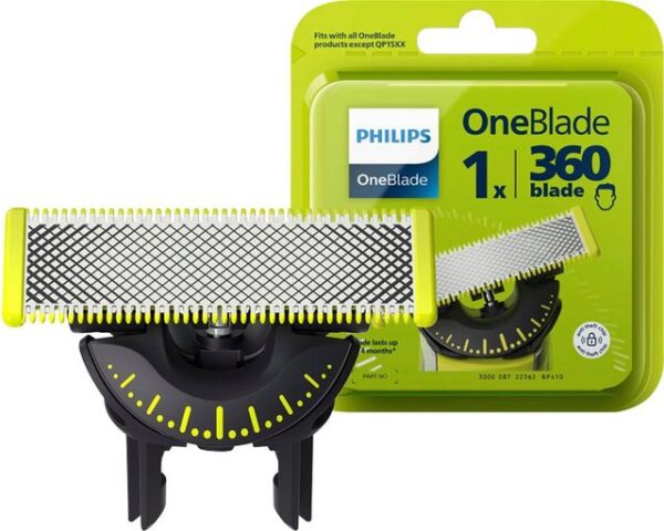 Die Philips OneBlade Ersatzklinge 360 QP410 ermöglicht Ihnen