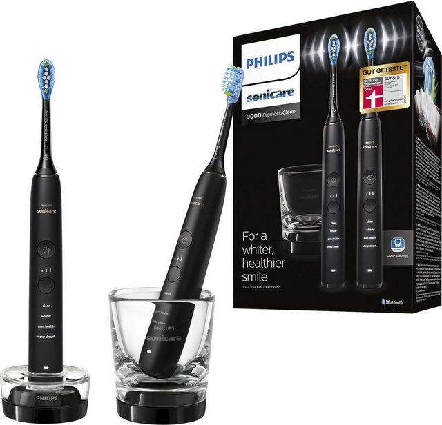 Neuware in OVP kostenloser Versand 24 Monate Gewährleistung Artikelbeschreibung: Produkttyp Schallzahnbürste Allgemeine Informationen Serie Philips Sonicare DiamondClean Farbe schwarz Anzahl Aufsteckbürsten 2 Stück Anwendungsgebiet Plaque Ausstattung mit Andruckkontrolle