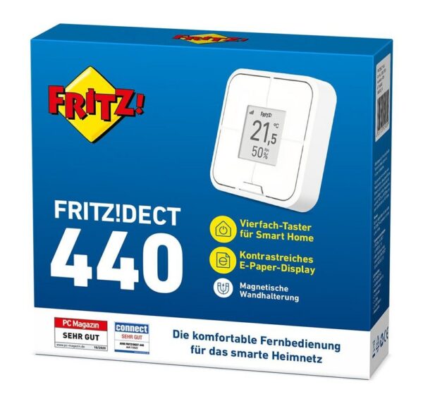 kann aber auch zuvor in der FRITZ!Box-Oberfläche festgelegte Abläufe – sogenannte Smart-Home-Vorlagen – anwenden. So lässt sich z. B. die Urlaubsschaltung für die Heizung