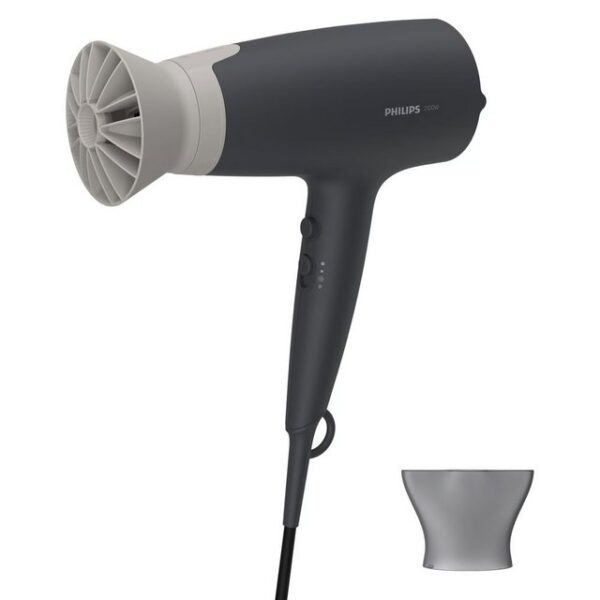 Philips BHD351/10 Haartrockner2.100 Watt TrockenleistungNeu entwickelte IonisierungsfunktionThermoProtect Aufsatz für schonendes TrocknenDer Philips BHD351/10 Haartrockner bietet professionelle Trockenleistung mit 2.100 Watt und verfügt über eine innovative Ionisierungsfunktion