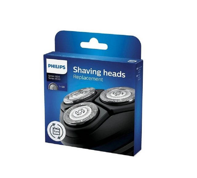 Philips Ersatzscherkopf SH 50 für PT/AT7XX / PT/AT8XX, Series 5000/6000, SET, Paket mit 3 Shaving heads, Rasierer PT/AT7XX / PT/AT8XX, Series 5000/6000