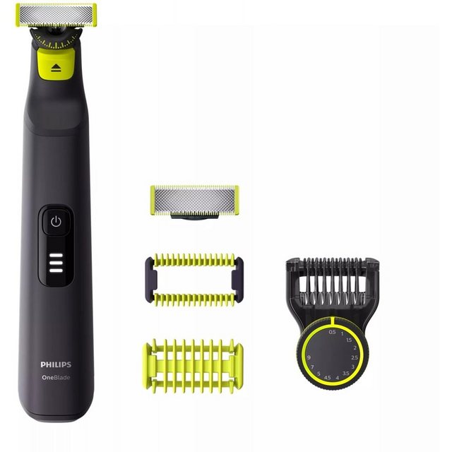 Philips Haar- und Bartschneider QP6541/16 OneBlade Pro Face & Body Bartschneider schwarz