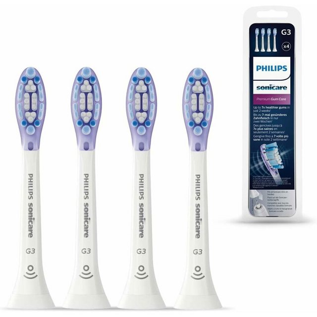 Philips Aufsteckbürsten Sonicare HX9054/17 G3 Premium Gum Care 4er (weiß)