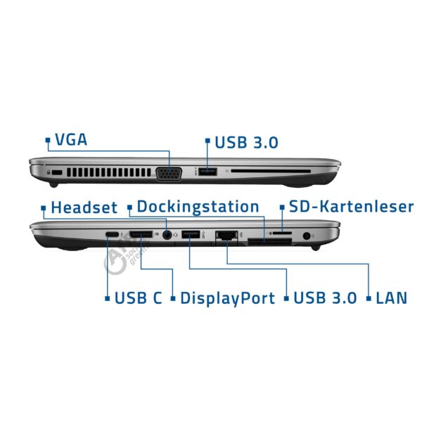 HP EliteBook 820 G3 - Webcam:Ja - Prozessortyp:Intel Core i7 - Arbeitsspeichertyp:DDR4 - LTE:Nein - Schnittstellen:1x Audio / Mikrofon - 3.5 mm Combo - Displayart:Mattes Display - Partnerprogramm:Ja - Schnittstellen:1x LAN RJ-45 - CPU Generation:6 - Datenspeichertyp 1:SSD - Betriebssystem:Windows 10 Professional - Displayauflösung:1920 x 1080 FHD - Tastaturbeleuchtung:Nein - Schnittstellen:1x SD-Kartenleser - Schnittstellen:1x W-LAN - Fingerprintreader:Nein - Zustand:Gebraucht - Schnittstellen:1x USB 3 Typ C - Datenspeichergröße 1:250 GB - Arbeitsspeichergröße:8 GB - Tastaturlayout:Deutsch (QW...