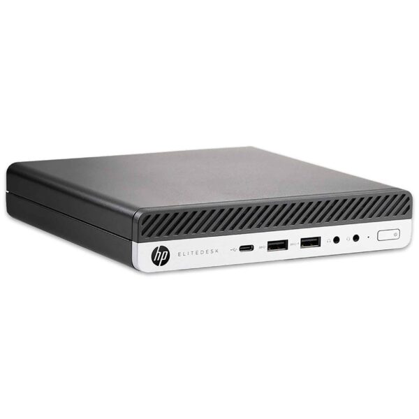 HP EliteDesk 800 G3 - Arbeitsspeichertyp:DDR4 - Schnittstellen:1x Audio / Mikrofon - 3.5 mm Combo - Partnerprogramm:Ja - Schnittstellen:1x LAN RJ-45 - Datenspeichertyp 1:SSD - Schnittstellen:1x USB 3 Typ C - Datenspeichergröße 1:250 GB - Arbeitsspeichergröße:8 GB - Prozessorkerne:4 - Arbeitsspeicher:8 GB DDR4 - Datenspeicher:250 GB SSD - Zustand:Gebraucht - Grading:Sehr gut - Schnittstellen:2x DisplayPort - Betriebssystem:Windows 10 Professional - Prozessortyp:Intel Core i5 - CPU Generation:6 - Onboard-Grafik:Intel® HD Graphics 530 - Prozessorname:6500T  - Formfaktor:Mini-PC - Prozessortaktung...