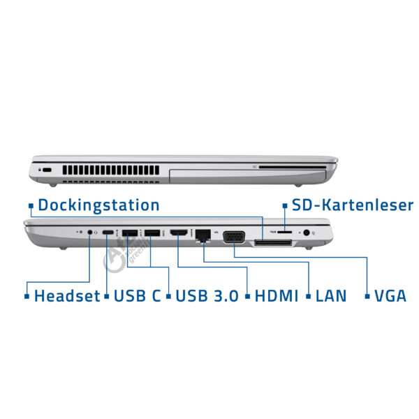 HP ProBook 650 G4 - Arbeitsspeichertyp:DDR4 - CPU Generation:8 - Schnittstellen:1x Audio / Mikrofon - 3.5 mm Combo - Partnerprogramm:Ja - Schnittstellen:1x LAN RJ-45 - Schnittstellen:1x USB 3 Typ C - Datenspeichergröße 1:250 GB - Arbeitsspeichergröße:8 GB - Betriebssystem:Windows 11 Professional - Prozessortyp:Intel Core i5 - Arbeitsspeicher:8 GB DDR4 - Zustand:Gebraucht - Webcam:Ja - Prozessorname:8250U - LTE:Nein - Datenspeichertyp 1:SSD - Schnittstellen:1x HDMI - Prozessorkerne:4 - Tastaturbeleuchtung:Nein - Schnittstellen:1x SD-Kartenleser - Prozessortaktung:1