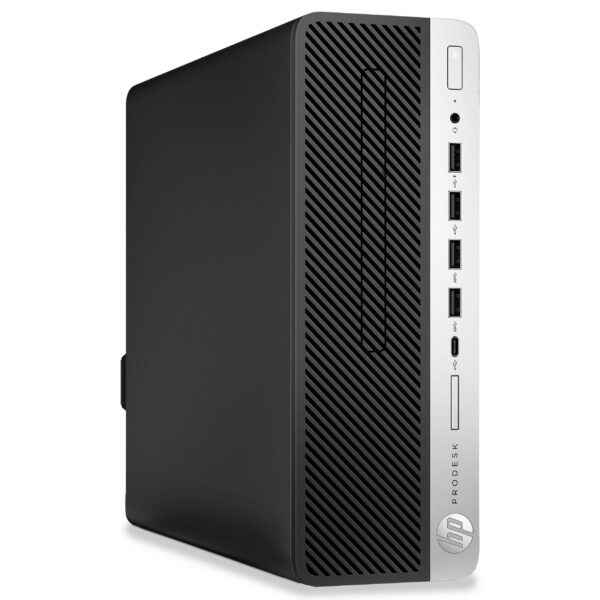 HP ProDesk 600 G4 - Schnittstellen:1x Audio - Ausgang - 3.5 mm - Grading:Gut - Zustand:Gebraucht - Arbeitsspeichertyp:DDR4 - CPU Generation:8 - Schnittstellen:1x Audio / Mikrofon - 3.5 mm Combo - Partnerprogramm:Ja - Schnittstellen:1x LAN RJ-45 - Datenspeichertyp 1:SSD - Schnittstellen:1x USB 3 Typ C - Datenspeichergröße 1:250 GB - Betriebssystem:Windows 10 Professional - Arbeitsspeichergröße:8 GB - Betriebssystem:Windows 11 updatefähig - Prozessorkerne:4 - Arbeitsspeicher:8 GB DDR4 - Datenspeicher:250 GB SSD - WLAN:Nein - Onboard-Grafik:Intel® UHD Graphics 630 - Schnittstellen:1x Audio - Eing...