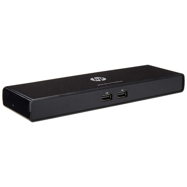 HP 3005pr (H1L08AA) - USB 3.0 Port-Replikator  - Schnittstellen:1x LAN RJ-45 - Schnittstellen:1x HDMI - Grading:Sehr gut - Zustand:Gebraucht - Partnerprogramm:Nein - Schnittstellen:2x USB 3 Typ A - Schnittstellen:1x Audio - Ausgang - 3.5 mm - Schnittstellen:1x DisplayPort - Schnittstellen:1x Audio - Eingang - 3.5 mm - Produkttyp:Dockingstation - Schnittstellen:4x USB 2 Typ A - Netzteil:65 Watt - Passend für Hersteller:Universal - Schnittstellen:Kensington Lock