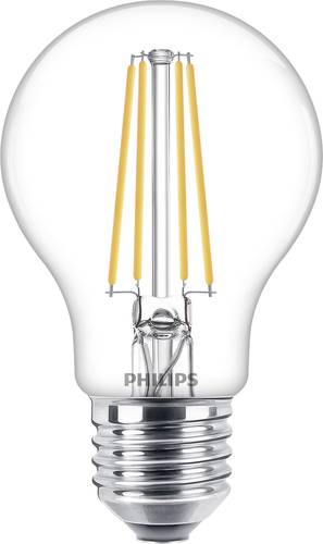 Philips Lighting 77777700 LED EEK E (A – G) E27 7W = 60W Warmweiß (Ø x L) 6cm x 10.4cm 3St.