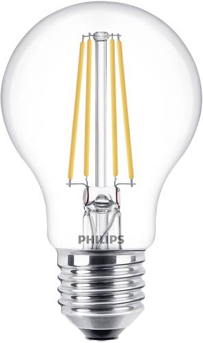 Philips Lighting 76393000 LED EEK E (A – G) E27 7W = 60W Warmweiß (Ø x L) 6cm x 10.4cm 3St.