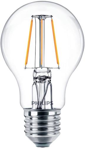 Philips Lighting 77759300 LED EEK F (A – G) E27 4.3W = 40W Warmweiß (Ø x L) 6cm x 10.6cm 2St.