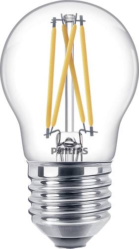 Philips Lighting 871951432441100 LED EEK D (A – G) E27 Tropfenform 3.4W = 40W Warmweiß (Ø x L) 45m