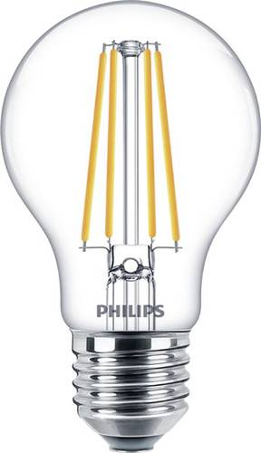 Philips Lighting 34712000 LED EEK E (A – G) E27 Glühlampenform 8.5W = 75W Warmweiß (Ø x L) 60mm x