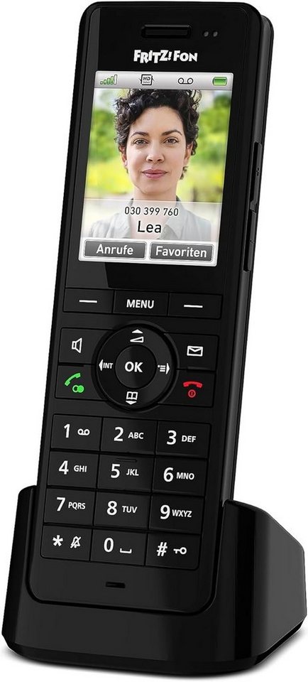 AVM FRITZ!Fon X6 schwarz Festnetztelefon