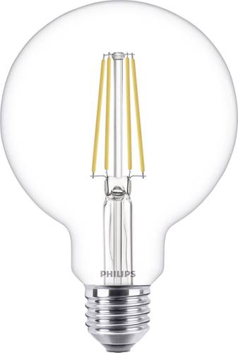 Philips Lighting 929001387901 LED EEK E (A – G) E27 Globeform 7W = 60W Warmweiß (Ø x L) 95mm x 140