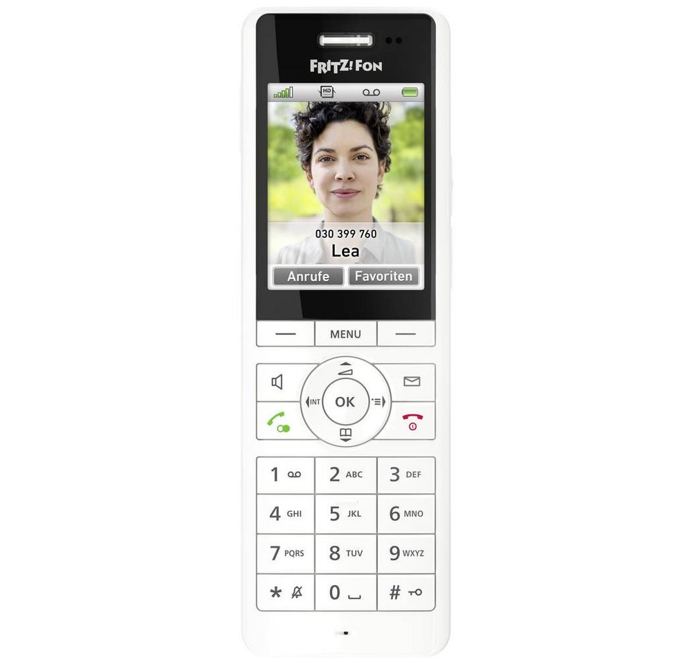 AVM DECT-Mobilteil Schnurloses Mobilteil (Headsetanschluss, Anrufbeantworter, Babyphone, Freisprechen)