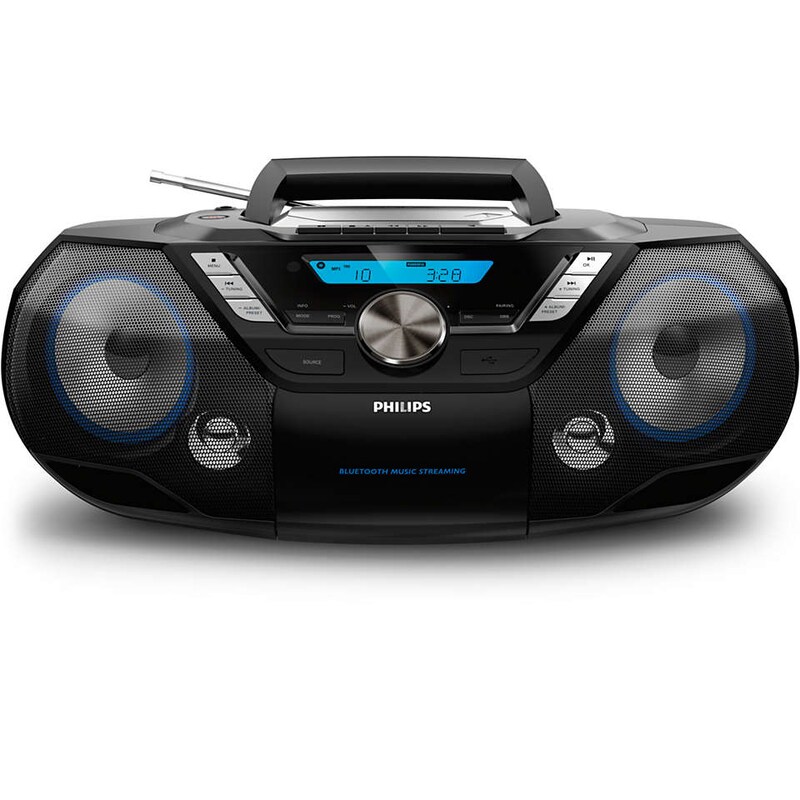 Philips AZB798T/12 CD-Radio Bluetooth/DAB+ schwarz