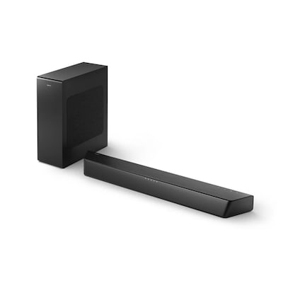 Philips Soundbar 2.1 TAB7207/10 schwarz kabelloser Subwoofer