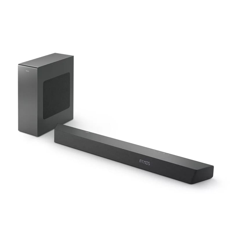 Philips Soundbar 3.1 TAB8507B/10 grau kabelloser Subwoofer