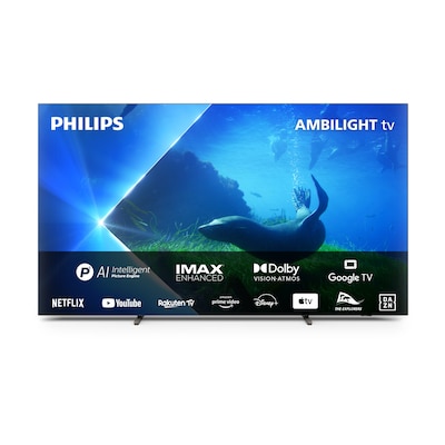 Philips 77OLED808 194cm 77″ 4K OLED 120 Hz Ambilight Google Smart TV Fernseher