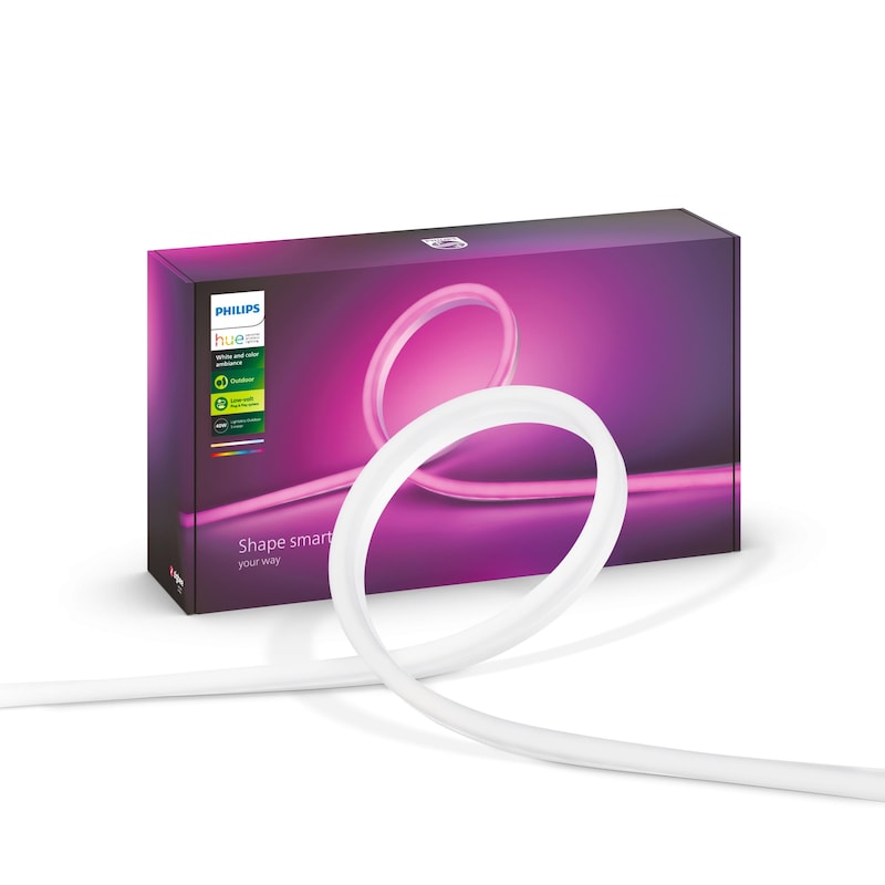 Philips Hue Lightstrip Outdoor 5m  White & Col. Amb. 1600lm Bluetooth