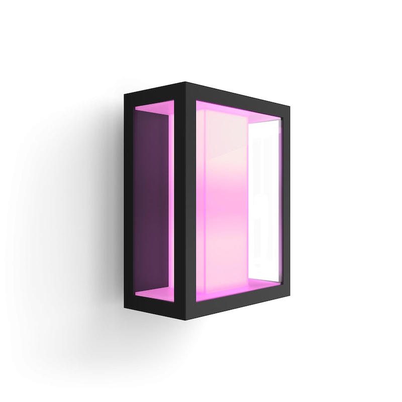 Philips Hue White & Color Ambiance Impress Wandleuchte Outdoor schwarz • breit