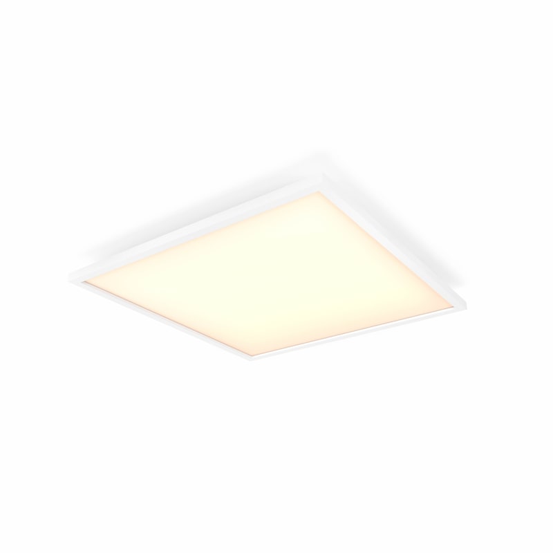 Philips Hue White Ambiance Aurelle Deckenleuchte weiß + Dimmschalter • 30x30cm