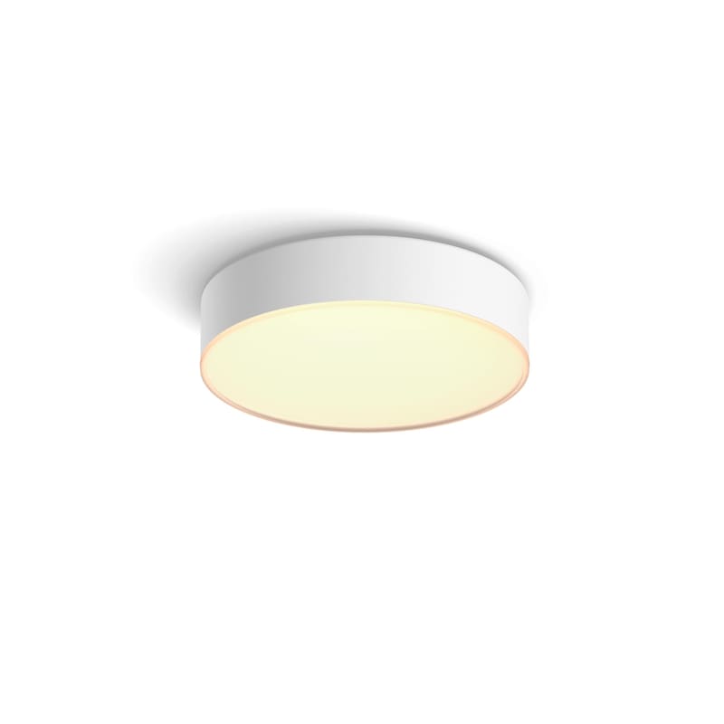 Philips Hue White Ambiance Enrave Deckenleuchte rund weiß + Dimmschalter • S