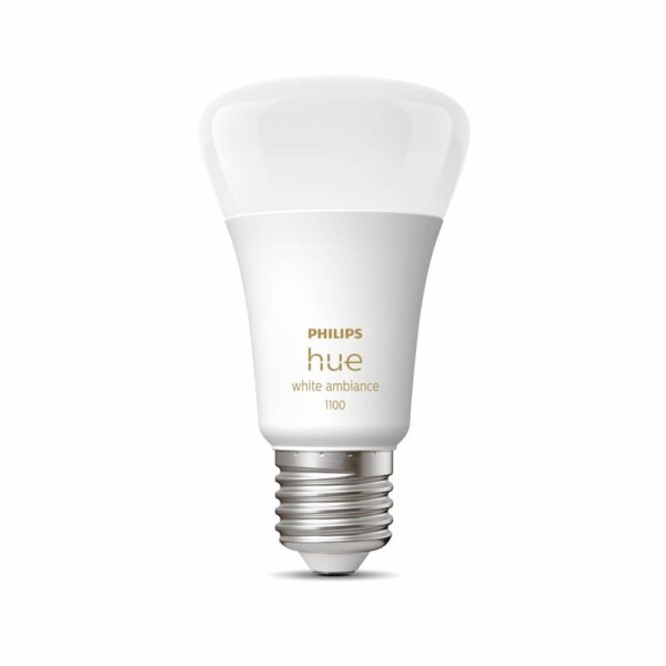 • Austauschtype: LED-Lampe / Sockel: E27 / Lichtfarbe: warmweiß - kaltweiss • Energieeffizienzklasse: F • Leistung: 11W • Amazon Alexa - Apple HomeKit - Google Home - Philips Hue • Lichtfarbe: warmweiß - tageslichtweiß / Lichtstrom: 1055 lm bei 4000K