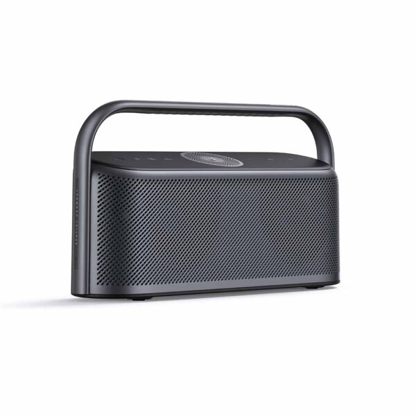 Die Vorteile des Soundcore Motion X600 - Mobiler High-Fidelity Lautsprecher im Überblick:   Immersives Spatial Audio 50W raumfüllender Klang Kompakt und mobil mit Tragegriff Messerscharfe Details durch 40kHz Frequenzbereich Bis zu 12 Stunden Wiedergabeleistung Wasserdicht dank IPX7-Schutzklasse Hi-Res Audio und LDAC