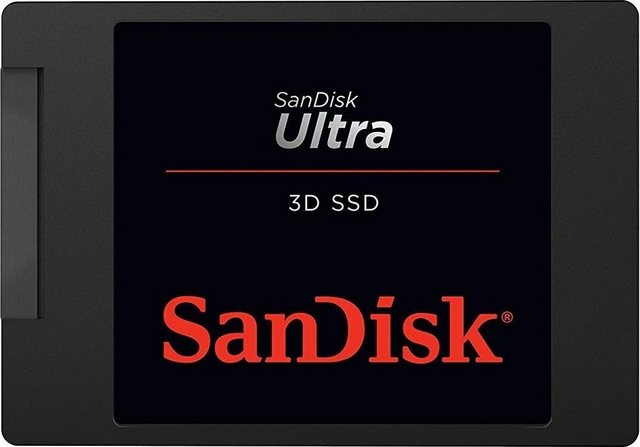 Sandisk Ultra 3D SSD interne SSD (500GB) 2,5″ 560 MB/S Lesegeschwindigkeit, 530 MB/S Schreibgeschwindigkeit