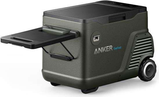 Anker Innovations Anker EverFrost Akku-Kuehlbox 30 schwarz –  Energieeffizienzklasse: F  Energieverbrauch ca.: 80 kWh / Jahr  Nutzinhalt: insg. 33 l  Geräuschemission: 45 dB (A) re 1pW  Maße: 49 cm x 74 cm x 46 cm (HxBxT) (A17A03M2+A17B0011)