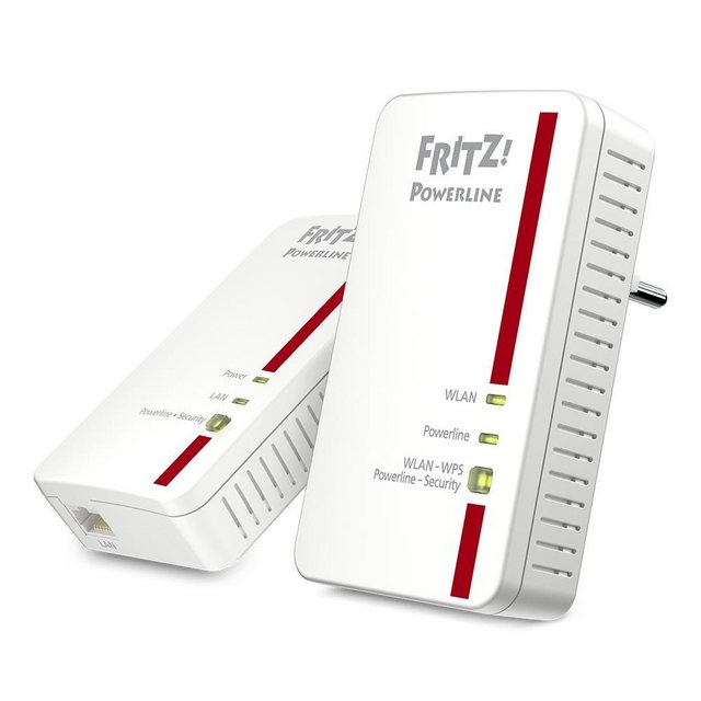 Leistungsstarke Vernetzung mit Powerline und WLAN   Das FRITZ!Powerline 1240E WLAN Set macht aus jeder Steckdose einen schnellen und sicheren Netzwerkanschluss. Mit Gigabit-Powerline von bis zu 1.200 MBit/s und 2 x 2-MIMO-Technologie werden deutlich robustere Verbindungen