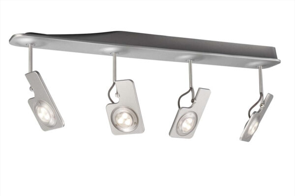 Deckenstrahler Hava 4 LED, 4-flammig, silber