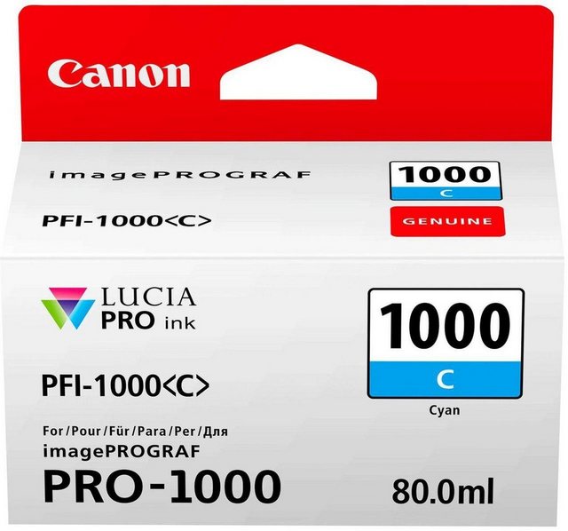 Canon PFI-1000C Tinte cyan Nachfülltinte (x)