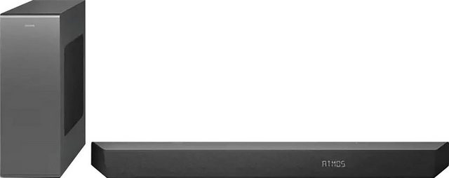 Philips TAB8507/10 3.1 Soundbar (Bluetooth, WLAN, 300 W, mit kabellosem Subwoofer)