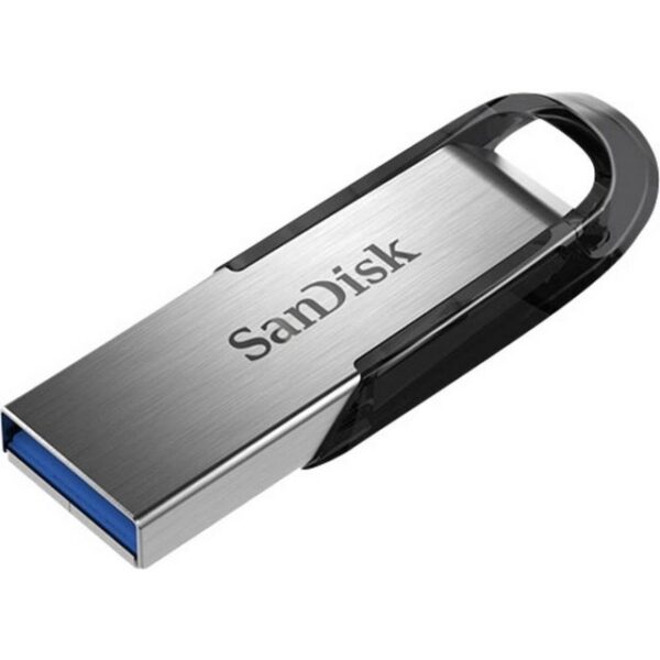 SanDisk Ultra Flair™ USB 3.0 Flash-Laufwerk für die schnelle Übertragung Ihrer Dateien. Verschwenden Sie weniger Zeit bei der Übertragung von Dateien und genießen Sie die High-Speed-Leistung des USB 3.0 von bis zu 150 MB/s. Mit bis zu 15x schnelleren Übertragungsgeschwindigkeiten an das Laufwerk als mit Standard 2.0-Laufwerken können Sie Filme in voller Länge in weniger als 30 Sekunden übertragen. Das langlebige und schlanke Metallgehäuse ist robust genug