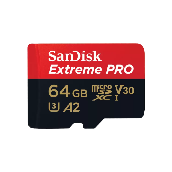 Kurzinfo: SanDisk Extreme Pro - Flash-Speicherkarte (microSDXC-an-SD-Adapter inbegriffen) - 64 GB - A2 / Video Class V30 / UHS-I U3 / Class10 - microSDXC UHS-I Gruppe Flash-Speicher Hersteller SanDisk Hersteller Art. Nr. SDSQXCU-064G-GN6MA Modell Extreme Pro EAN/UPC 0619659188573 Produktbeschreibung: SanDisk Extreme Pro - Flash-Speicherkarte - 64 GB - microSDXC UHS-I Produkttyp Flash-Speicherkarte Formfaktor microSDXC UHS-I Speicherkarte Speicherkapazität 64 GB Geschwindigkeit A2 / Video Class V30 / UHS-I U3 / Class10 Lokalisierung Lateinamerika