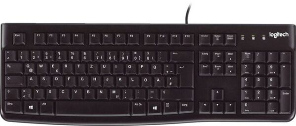 Das Logitech® Keyboard K120 for Business ist die kostengünstige Tastatur für dauerhaftes Tippvergnügen. Dank der Tasten mit niedrigem Profil und nahezu geräuschlosem Anschlag