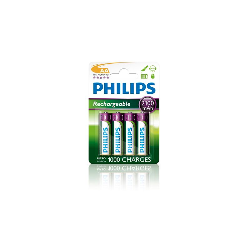 Akkus Philips wiederaufladbar r-6 2100mah pack 4