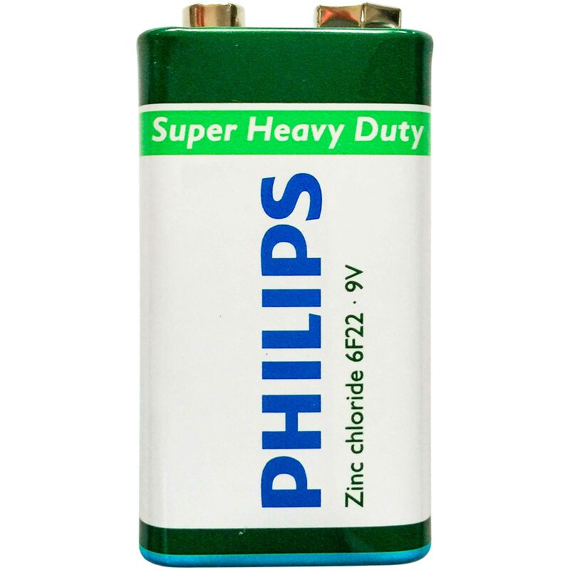 Batterie Philips 9 volt quadratisch alkaline 1St.